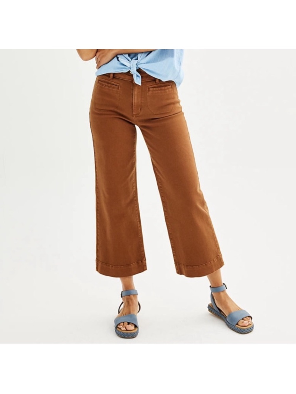 LAST DAY! Sonoma Cropped Wide Leg Pants
